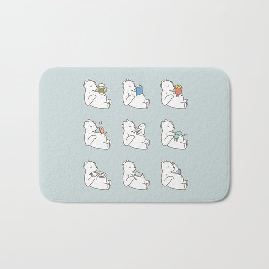 Dad's beer belly Bath Mat
