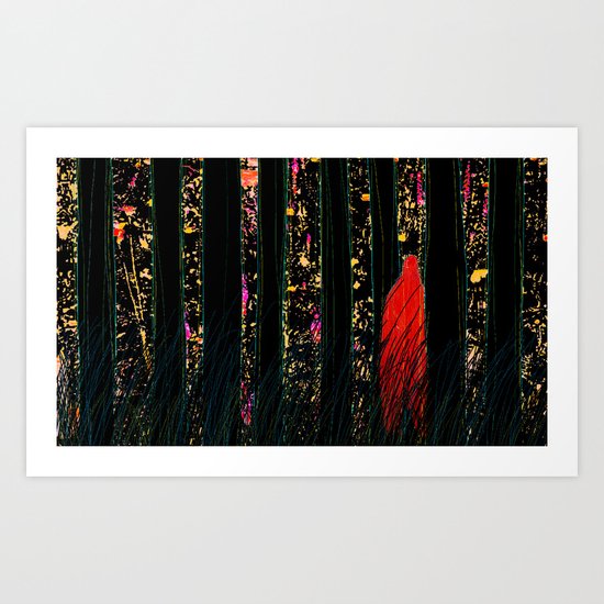 One day, suddenly Art Print