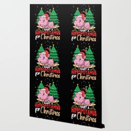 December 2021 I Want Hippopotamus for Christmas Wallpaper