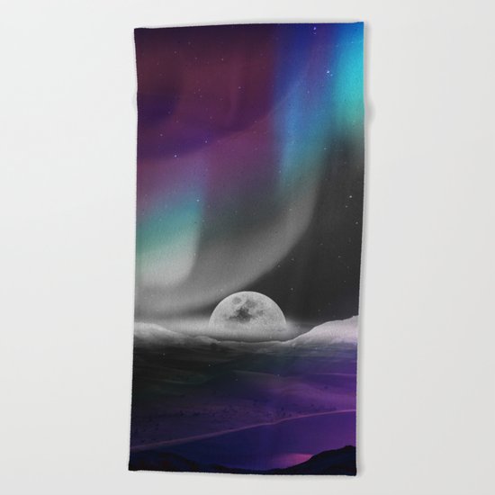 Moon After birth Beach Towel