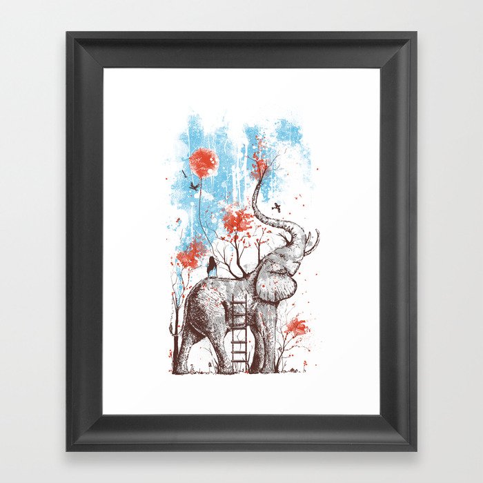 A Happy Place Framed Art Print