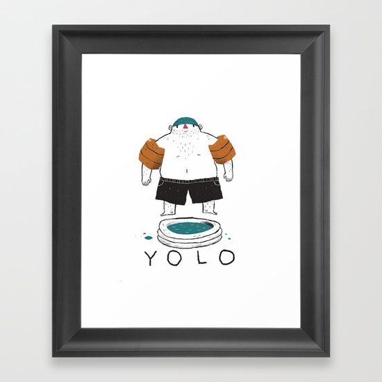 yolo Framed Art Print