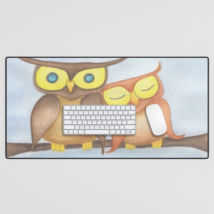 The Owl Lovers Desk Mat