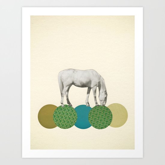 Graze Art Print