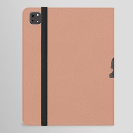 Girl’s Siluet with colourful eye iPad Folio Case