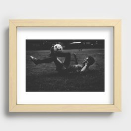 Soccer and Football 49 Recessed Framed Print
