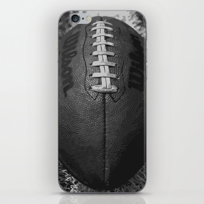 Big American Football - black &white iPhone Skin