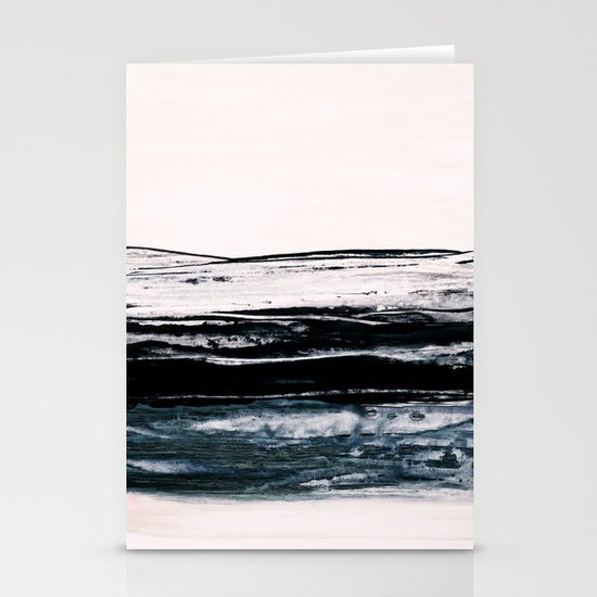 abstract minimalist landscape 9 Stationery Cards