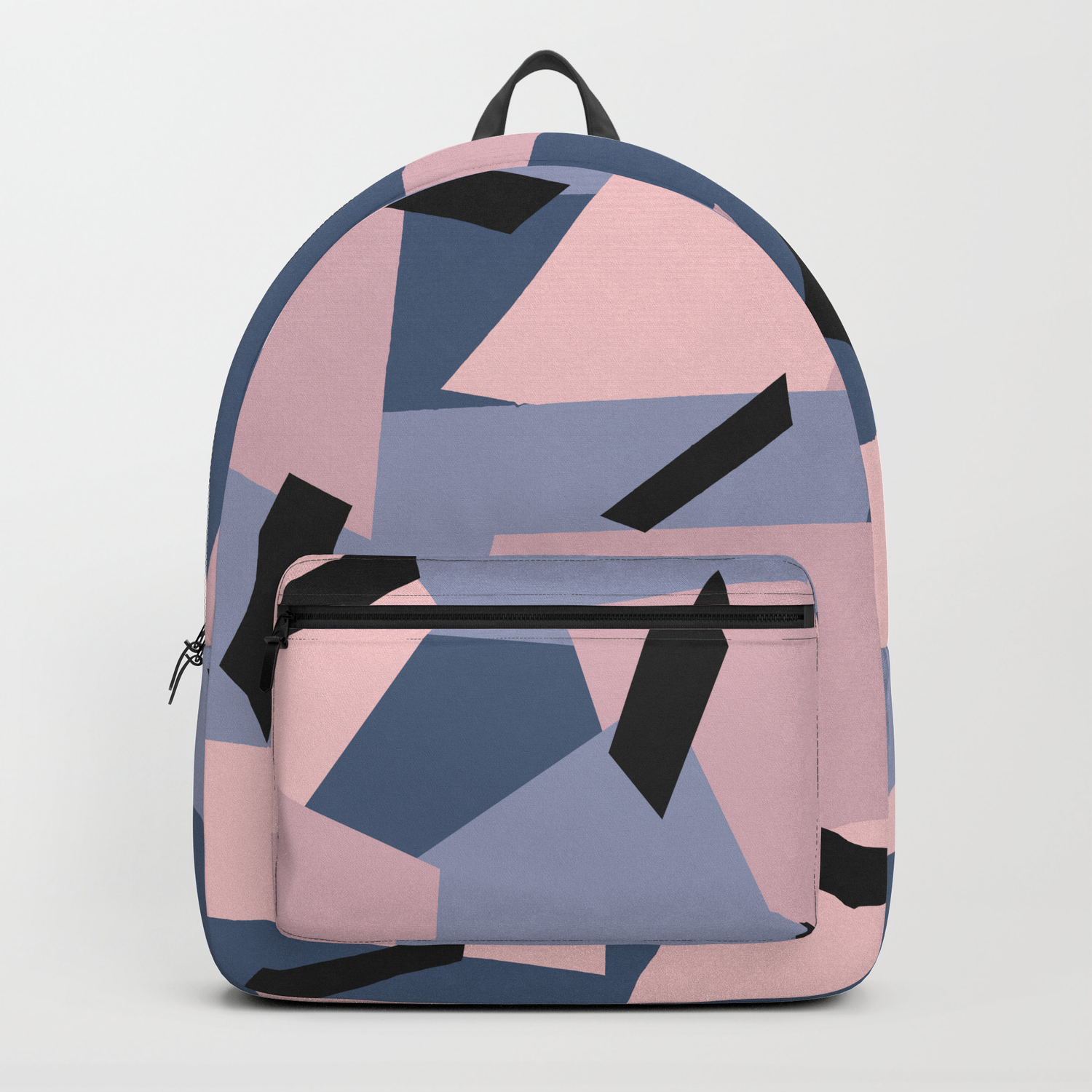 pink gray backpack