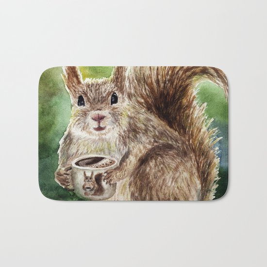 Squirrel Bath Mat