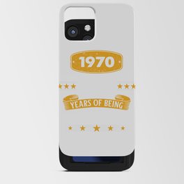 52th Birthday Gift 52 Years Old Awesome Since January 1970 iPhone Card Case