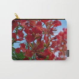 Flamboyant Tree Carry-All Pouch | Flamboyanttree, Color, Outside, Frambollan, Closeup, Red, Puertorico, Flower, Photo, Royalpoinciana 