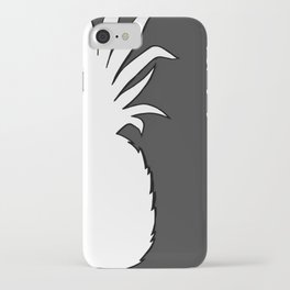 Grey Pineapple iPhone Case
