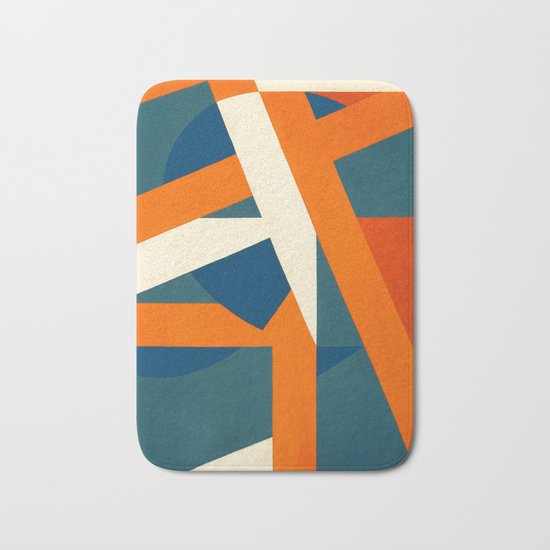 Geometric Solution Bath Mat