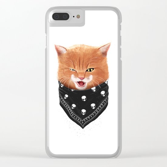 Cheeky cat Clear iPhone Case