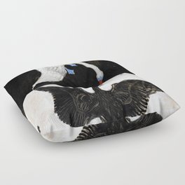 Hilma af Klint The Swan Floor Pillow