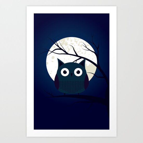 Owl Art Print