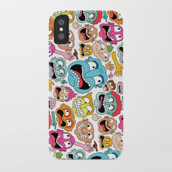 Weird Faces iPhone Case
