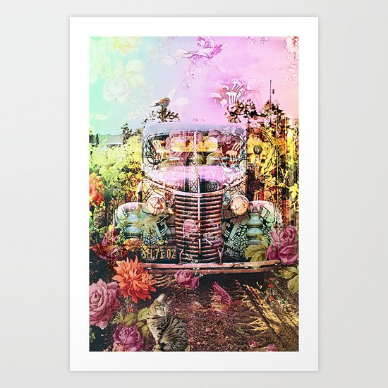 Driving Miss Daisy Art Print