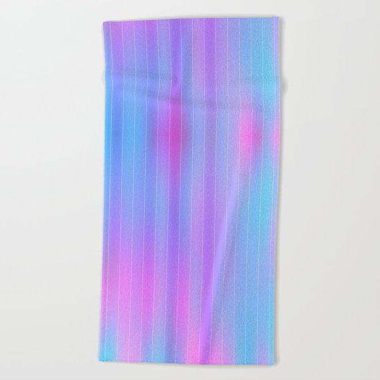 Retro Pink Beach Towel