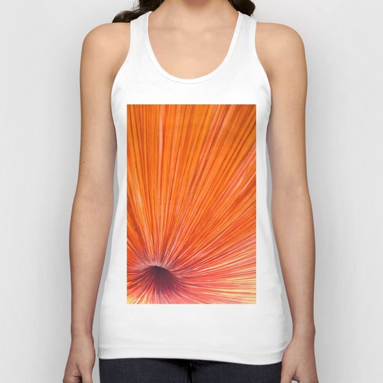 Orange and Red Unisex Tank Top