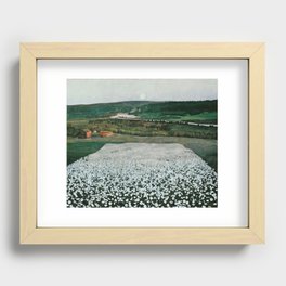 Harald Sohlberg Flower Meadow in the North Recessed Framed Print