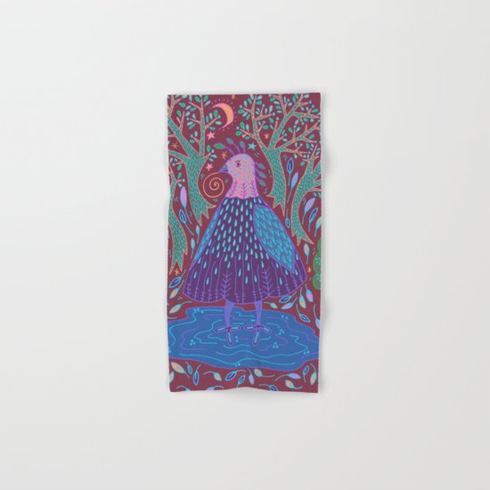 Bird Bath Hand & Bath Towel
