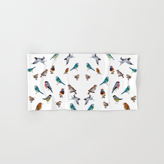 I love birds Hand & Bath Towel