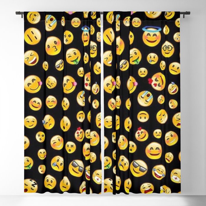 emoji world  Blackout Curtain