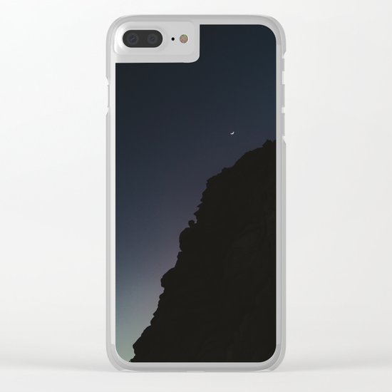 Mexico Moon III Clear iPhone Case