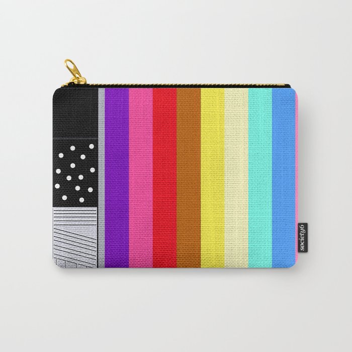 Rainbow stripes Carry-All Pouch