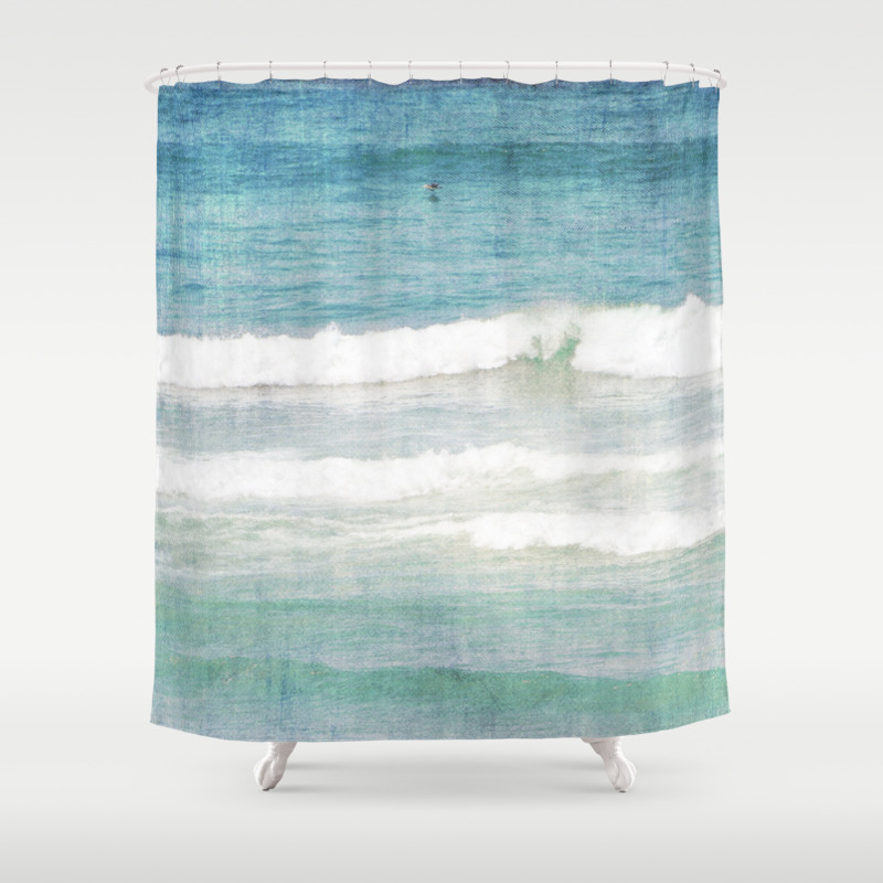 ocean shower curtain