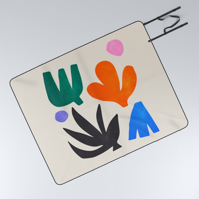 Paper Garden: Matisse Cutouts 01 Picnic Blanket