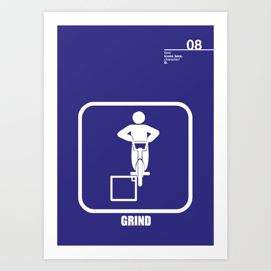 08_iconobmx_D Art Print
