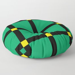 Green Tartan Floor Pillow