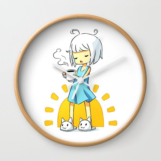 Morning Coffee 2 Wall Clock
