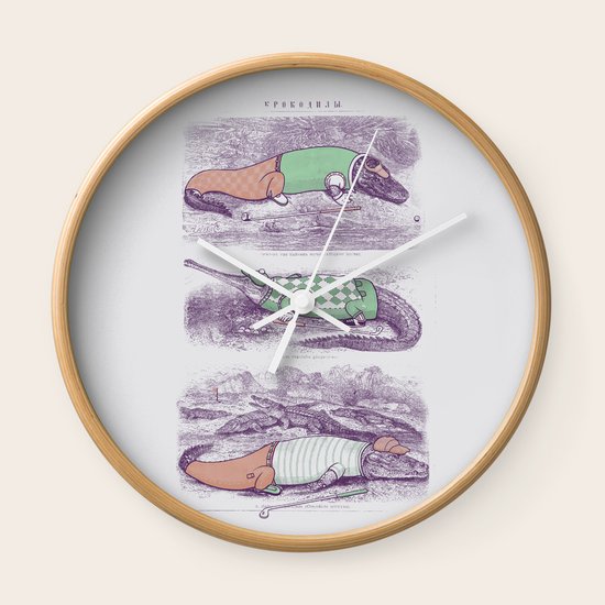 Golf Buddies Wall Clock