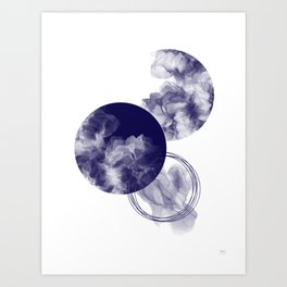 Abstract Orbs Art Print