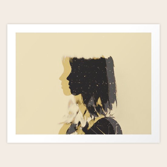 Moving Backwards Art Print