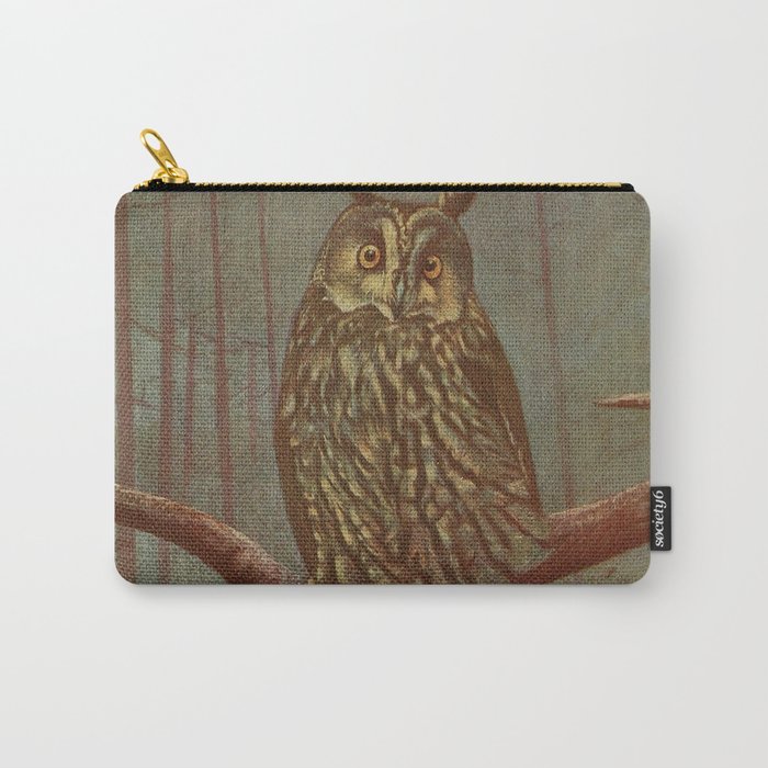 Vintage Illustration of an Owl (1902) Carry-All Pouch