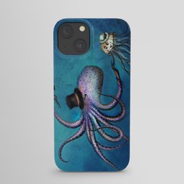 Underwater Love // octopus jellyfish iPhone Case