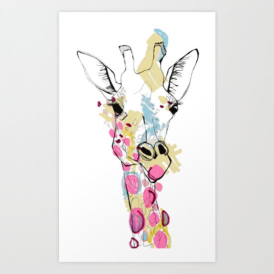 G-raff colour Art Print