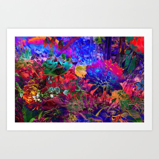 FLORAL DREAM of SUMMER Art Print