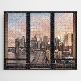 New York City - Window View Jigsaw Puzzle