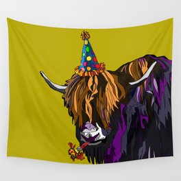 Party Yak Wall Tapestry