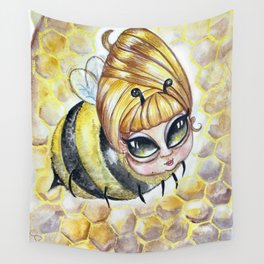 Beehive by Shelley Overton Wall Tapestry