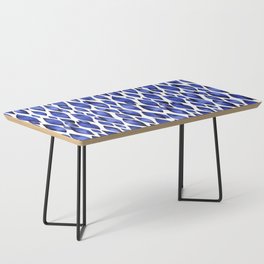 Leaf Drips – Navy Coffee Table