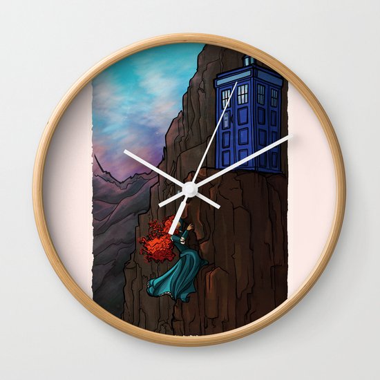 Touch the sky...and then the stars. Wall Clock