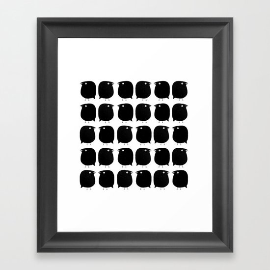 Murder of Crows Framed Art Print
