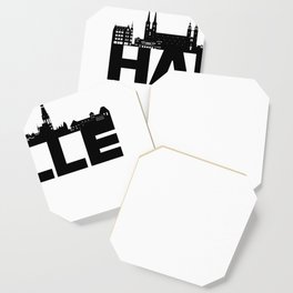 Halle Germany Skyline Gift Idea Coaster